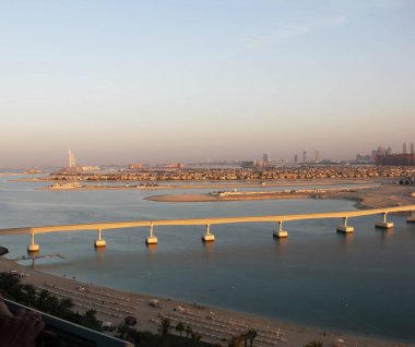 Abu Dabi 'nin Arap Denizi manzarası