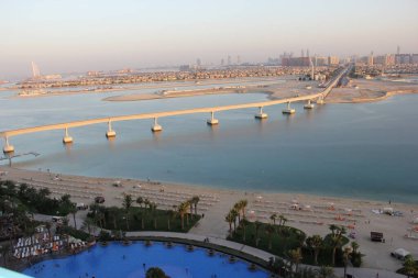 Abu Dabi 'nin Arap Denizi manzarası