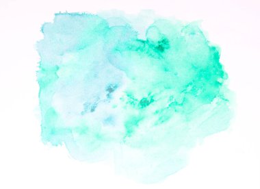 Suluboya yeşil tonlu soyut arkaplan