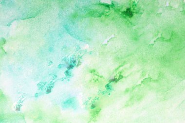 Suluboya yeşil tonlu soyut arkaplan