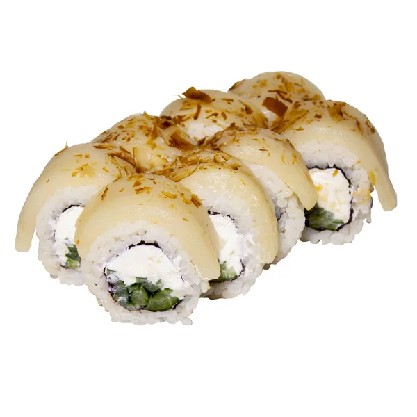 Sushi Broodje Met Komkommer Filet — Stockfoto