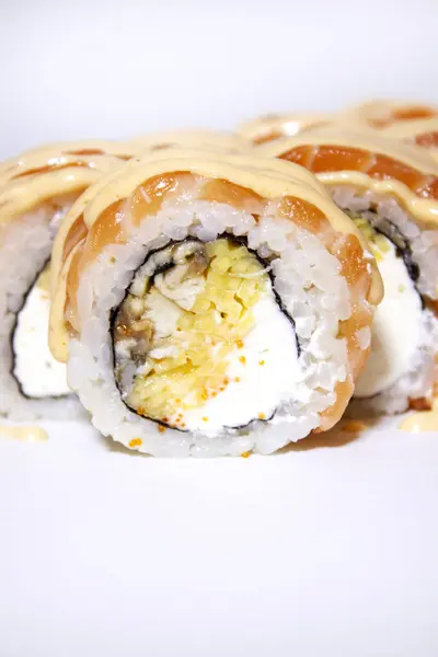 Laxmango Sushi Roll — Stockfoto