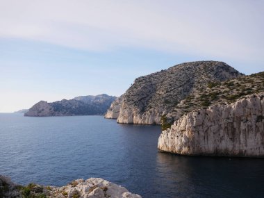Sormiou köyündeki Fransız Calanques