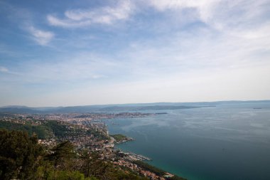 İtalya 'nın Trieste sahili manzarası