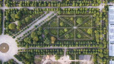 Avusturya, Viyana 'daki Schonbrunn Sarayı' nın hava manzarası