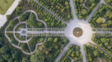 Avusturya, Viyana 'daki Schonbrunn Sarayı' nın hava manzarası