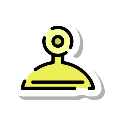 Çıkartma biçimi noktalı çizgi klipsi 2