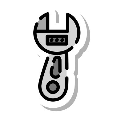 Çıkartma biçimi noktalı çizgi simgesi anahtarı