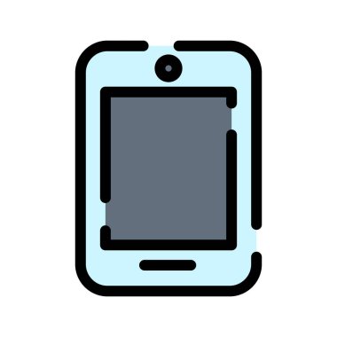 Renkli noktalı çizgi simgesi akıllı telefon