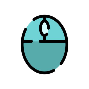 Renkli noktalı çizgi simgesi faresi