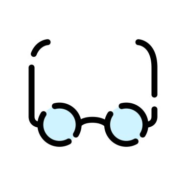 Renkli çizgi simgesi gözlüğü