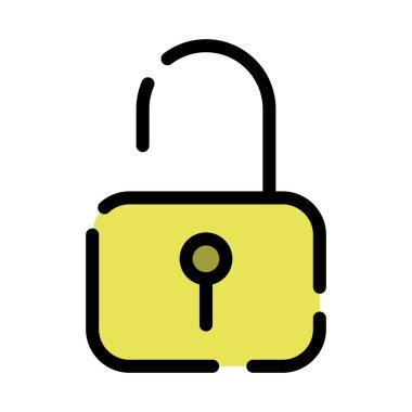 Renkli noktalı çizgi simgesi kilitlenmedi