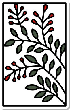 Etiket stili Hanafuda Bunzuki Hagi July Hagi süprüntüleri