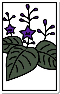 Etiket stili Hanafuda Aralık paulownia Aralık paulownia artıkları