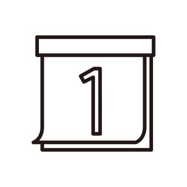 İş simgesi takvimi illüstrasyonu