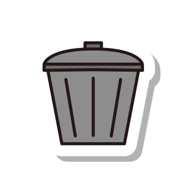 İş simgesi çöp kutusu