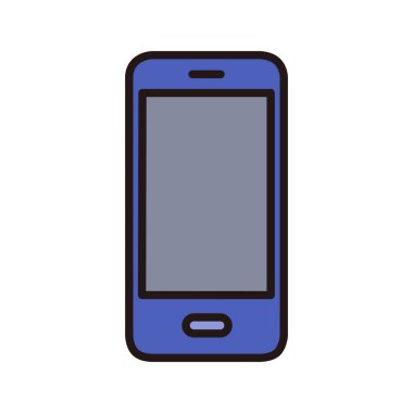 İş simgesi akıllı telefon illüstrasyonu