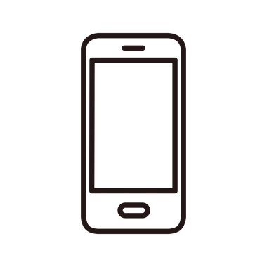 İş simgesi akıllı telefon illüstrasyonu