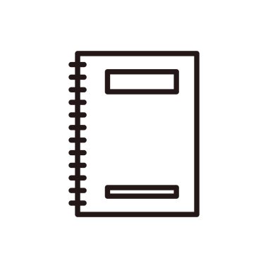 İş simgesi defter illüstrasyonu