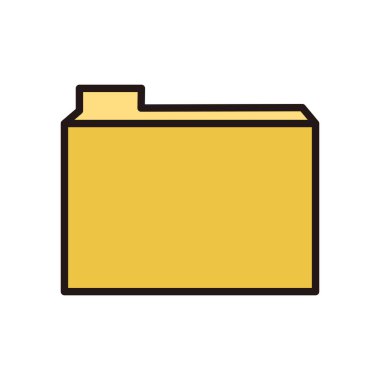 İş simgesi dosya illüstrasyonu