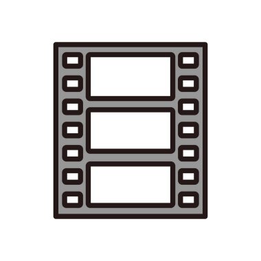 İş simgesi film illüstrasyonu