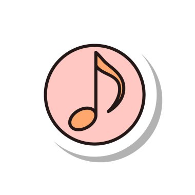 İş simgesi müzik illüstrasyonu