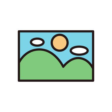 İş simgesi fotoğraf illüstrasyonu