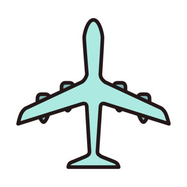 İş simgesi uçak çizimi