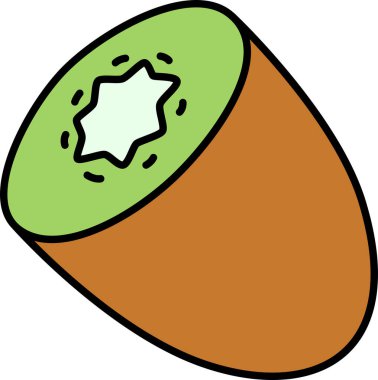 Tek meyve simgesi kivi