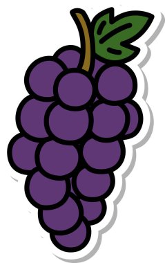 Tek meyve ikonu üzümleri