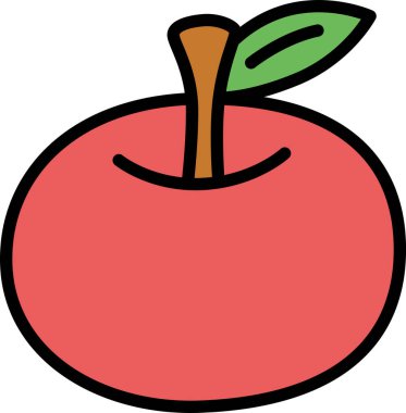 Tek meyve ikonu elması