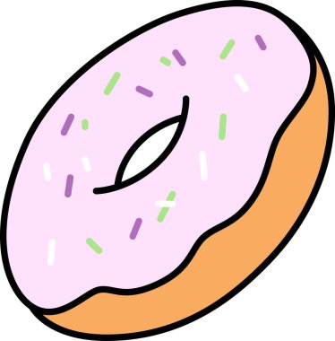 Yiyecek simgesi illüstrasyonu