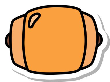 Yiyecek ikonu tatlı ekmek