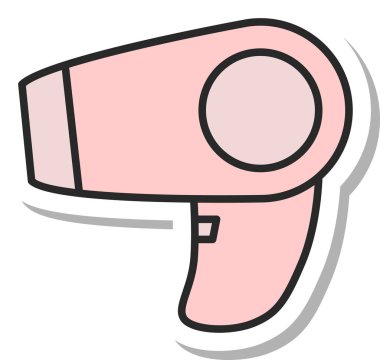 Günlük ihtiyaçlar illüstrasyon saç kurutma makinesi