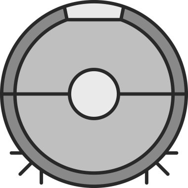 Günlük ihtiyaçlar illüstrasyon robot elektrik süpürgesi