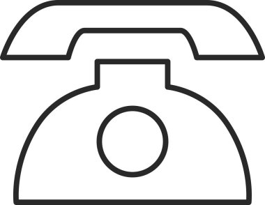 Günlük ihtiyaçlar resimli siyah telefon