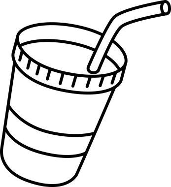 Tek öğe ikon içeceği pişiriliyor