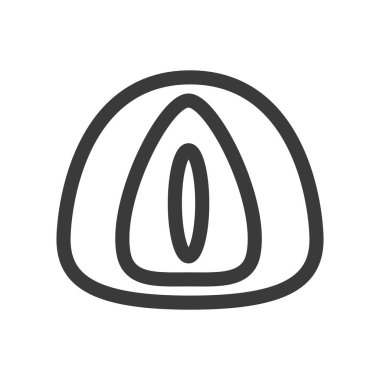 Yiyecek ve içecek illüstrasyon çilekli daifuku