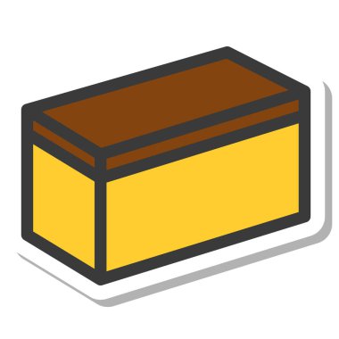 Yemek ve içecek illüstrasyon castella