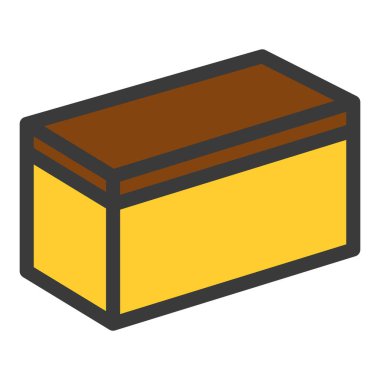 Yemek ve içecek illüstrasyon castella