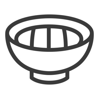 Yiyecek ve içecek illüstrasyonu Katsudon