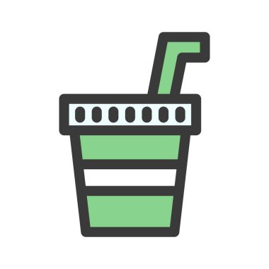 Yiyecek ve içecek illüstrasyon meşrubat