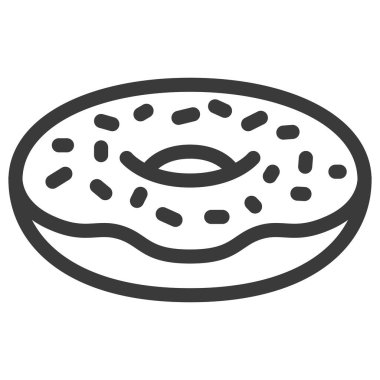 Yiyecek ve içecek resimli çörekler çilekli.