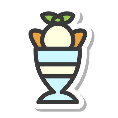 Yiyecek ve içecek resimli parfe