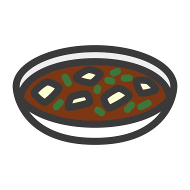 Yemek ve içecek resimli mapo tofu