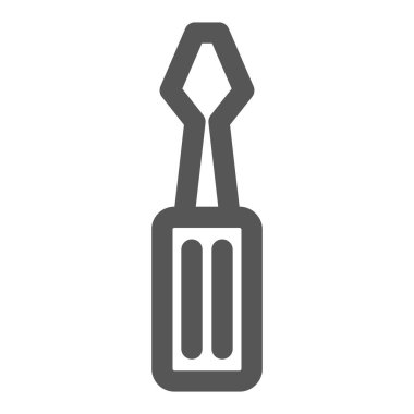 Mini simge düz başlı tornavida