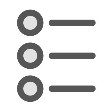 Mini mini simge menü çember ve çizgi