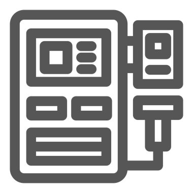 Mini ikon yazar kasa.