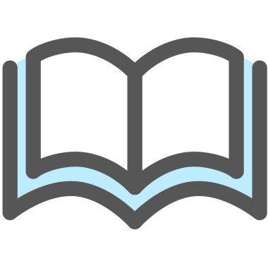 Mini mini simge açık kitap