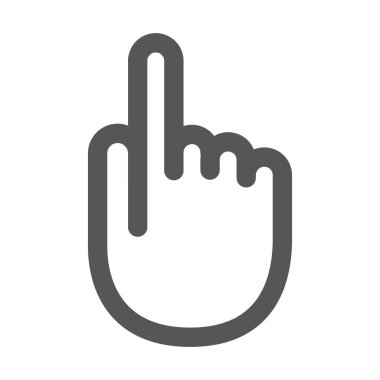 Mini simge işaret ediyor